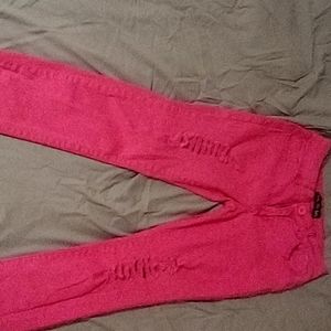Pink Classic Blue Jeans
